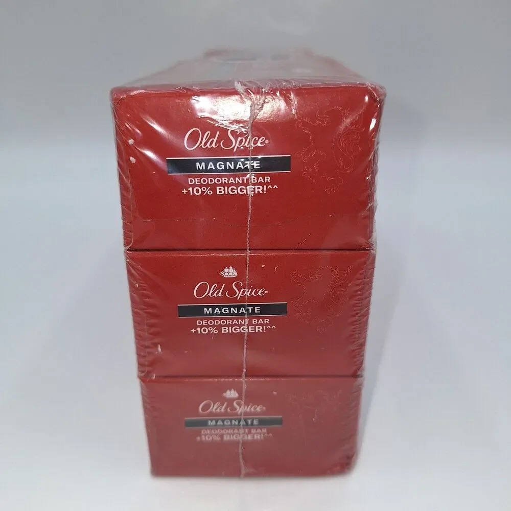 Old Spice Magnate 6 Deodorant Bars Value Pack New And Sealed